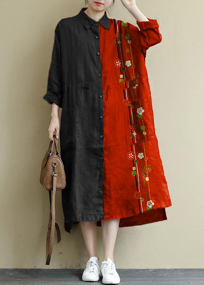 Women's Maxi Dress Oversized Shirt