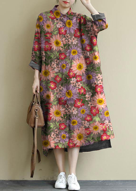 Women's Maxi Dress Oversized Shirt