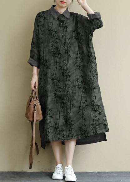 Women's Maxi Dress Oversized Shirt