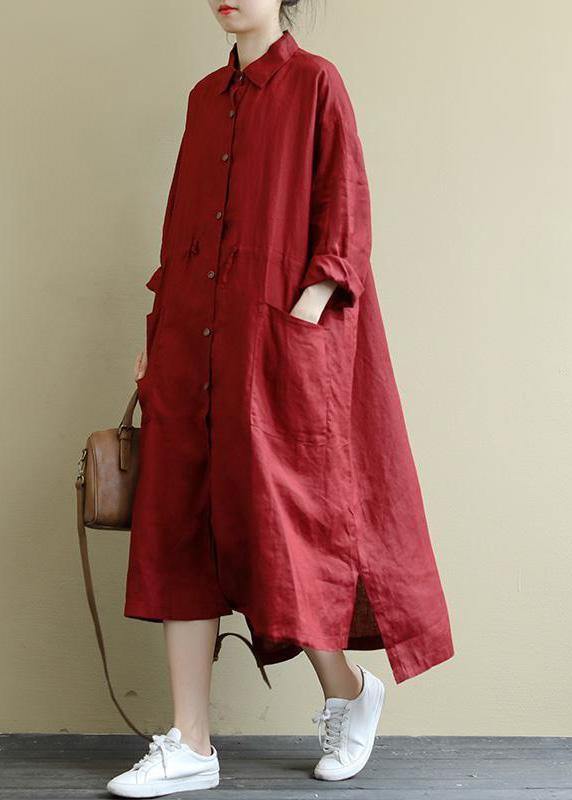 Women's Maxi Dress Oversized Shirt