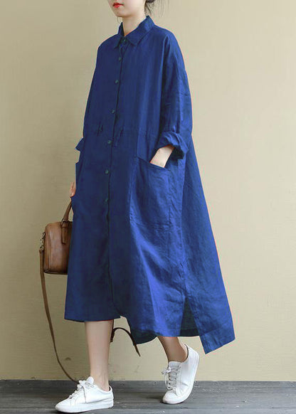 Women's Maxi Dress Oversized Shirt