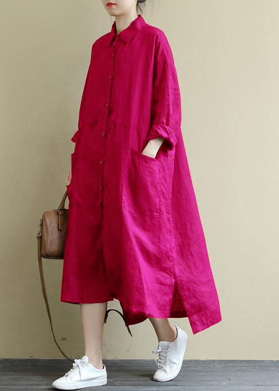 Women's Maxi Dress Oversized Shirt