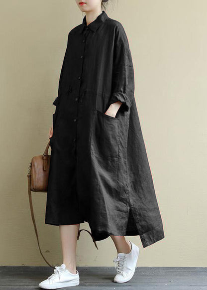 Women's Maxi Dress Oversized Shirt