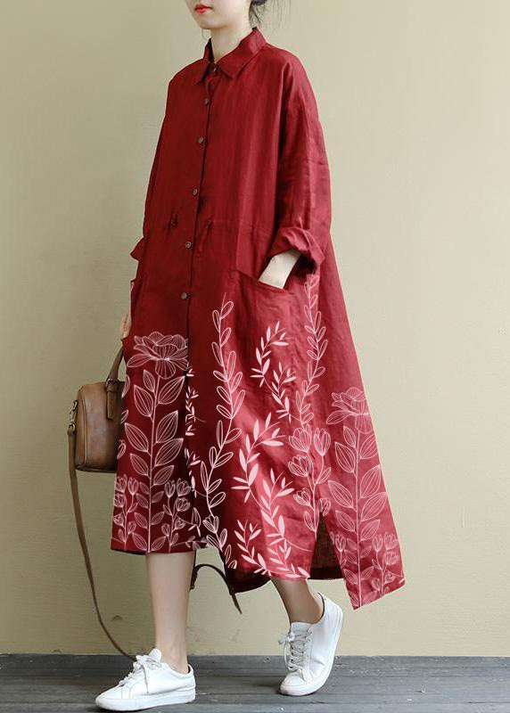 Women's Maxi Dress Oversized Shirt