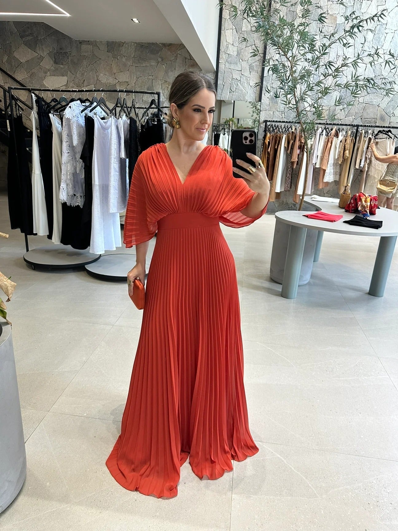 Women's Maxi Dress Pleated Polyester for Summer
