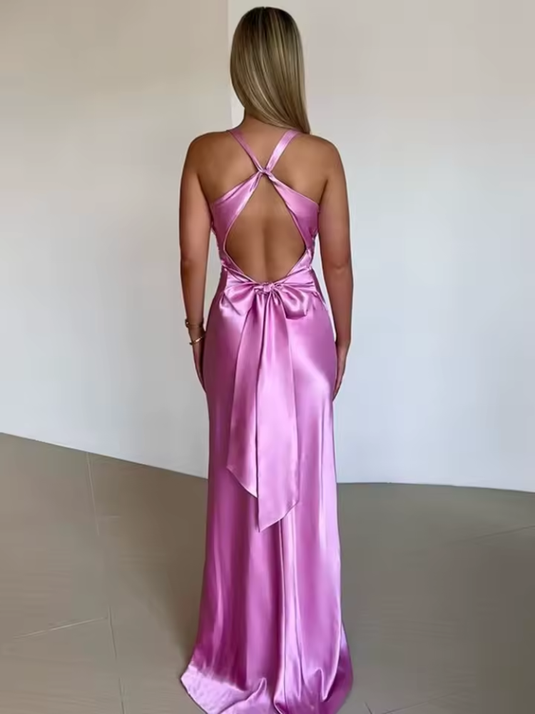 Women's Maxi Dress Sleeveless Flowing Style