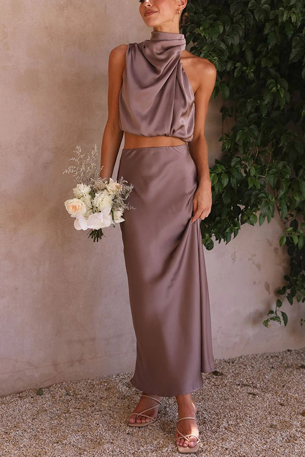 Women's Maxi Skirt Set Modern Style