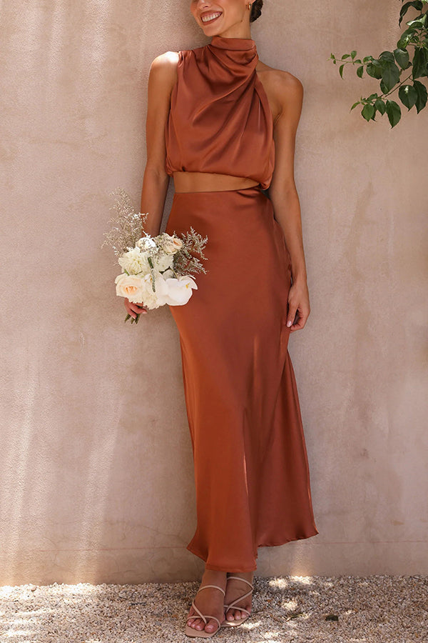 Women's Maxi Skirt Set Modern Style