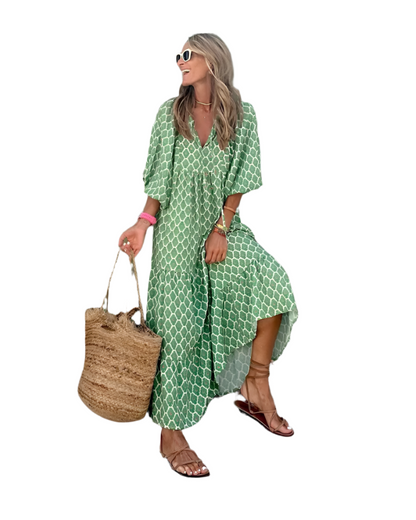 Women's Maxikjole Relaxed Chic Light Fabric