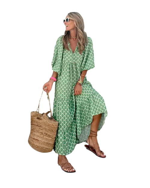 Women's Maxikjole Relaxed Chic Light Fabric