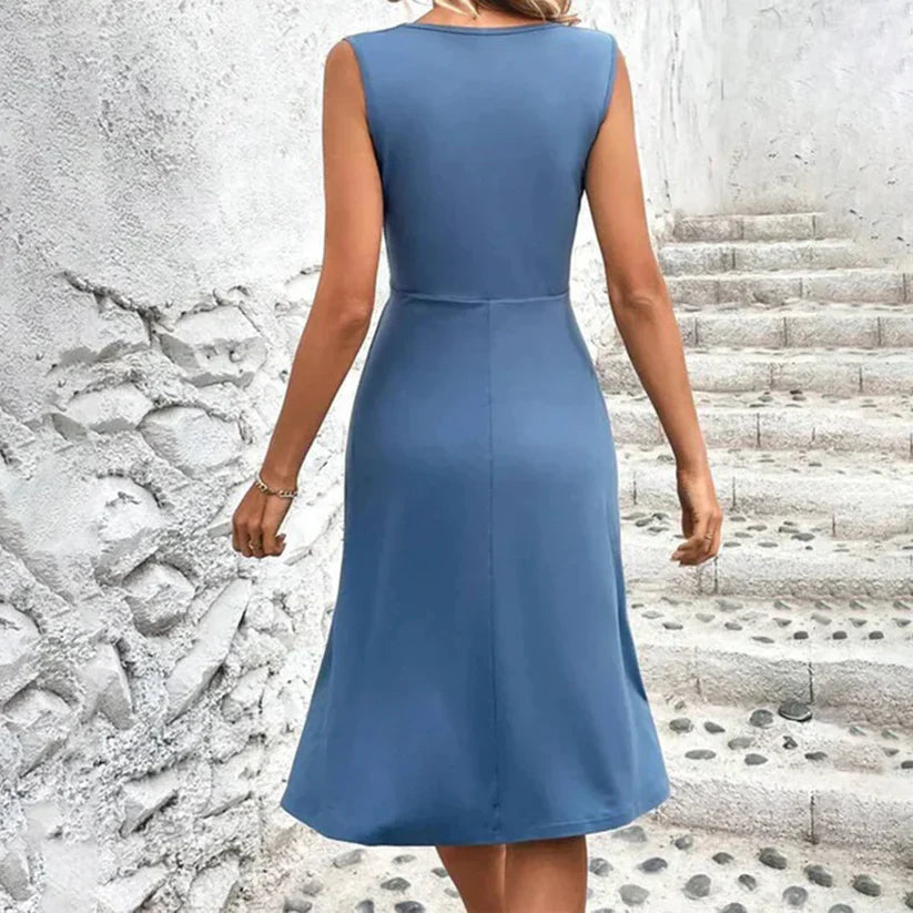 Women's Midi Dress Airy Summer Dresses Of Light Fabric