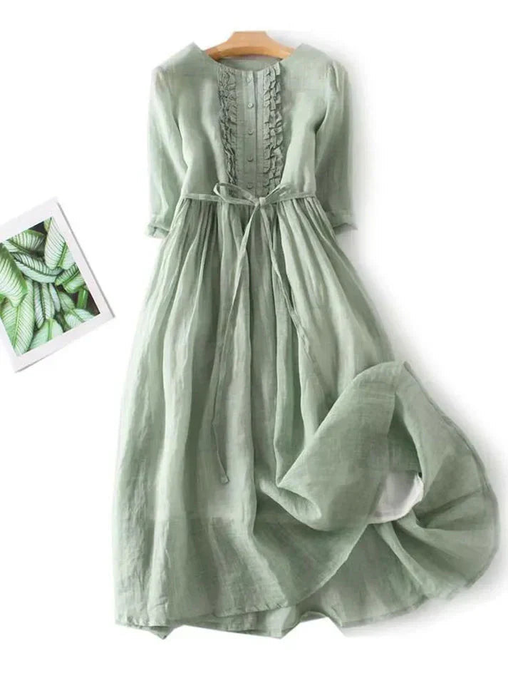 Women's Midi Dress Bohemian Style
