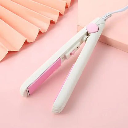 Women's Mini Curling Iron Shiny Ceramic 2-in-1