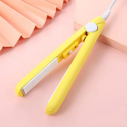 Women's Mini Curling Iron Shiny Ceramic 2-in-1