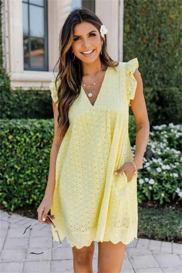 Women's Mini Dress Simple Style Light Fabric for Summer Dresses