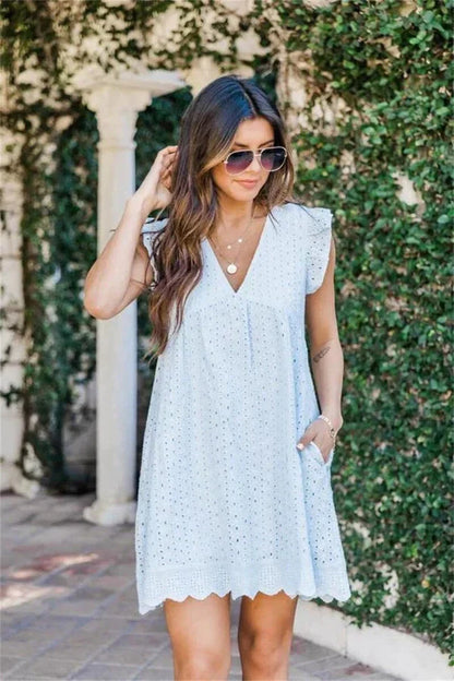Women's Mini Dress Simple Style Light Fabric for Summer Dresses