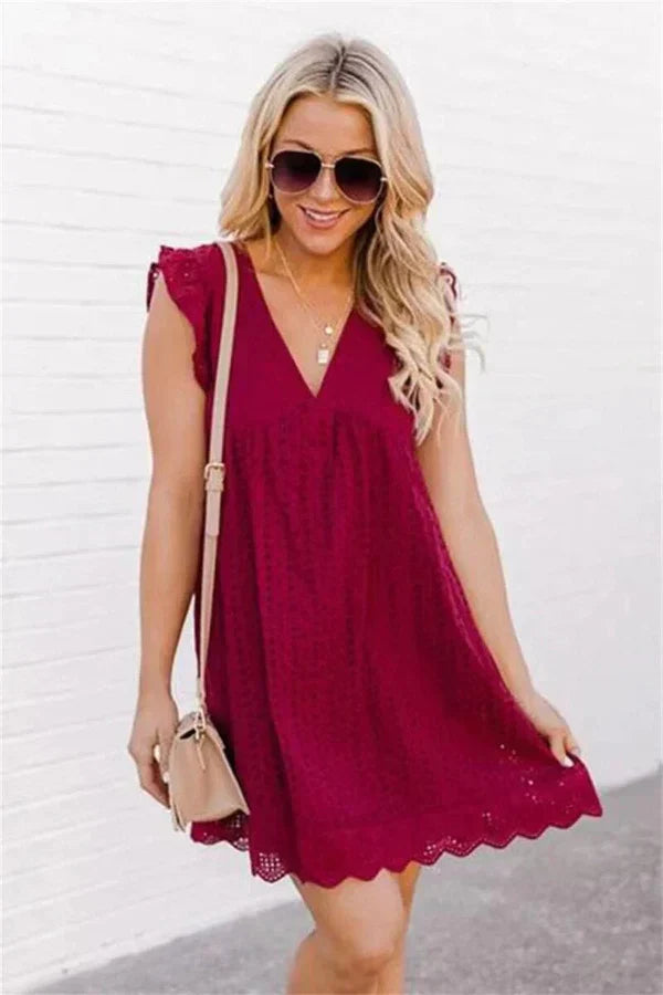 Women's Mini Dress Simple Style Light Fabric for Summer Dresses