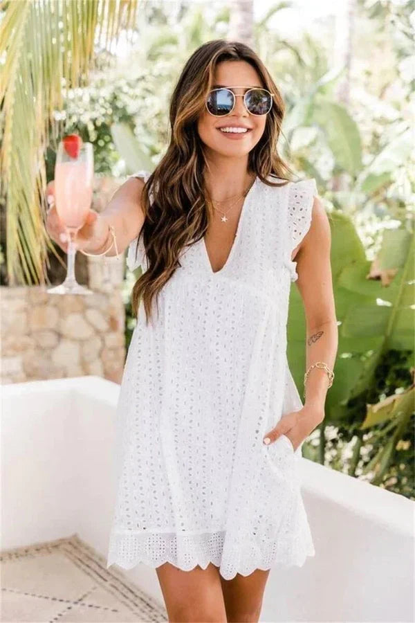 Women's Mini Dress Simple Style Light Fabric for Summer Dresses