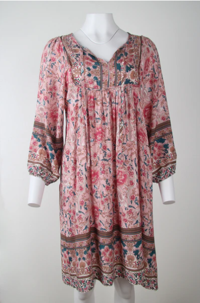 Women's Mini Dress V-neck Stylish High Quality Fabric