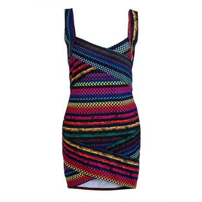 Women's Multi Colour Party Dress
