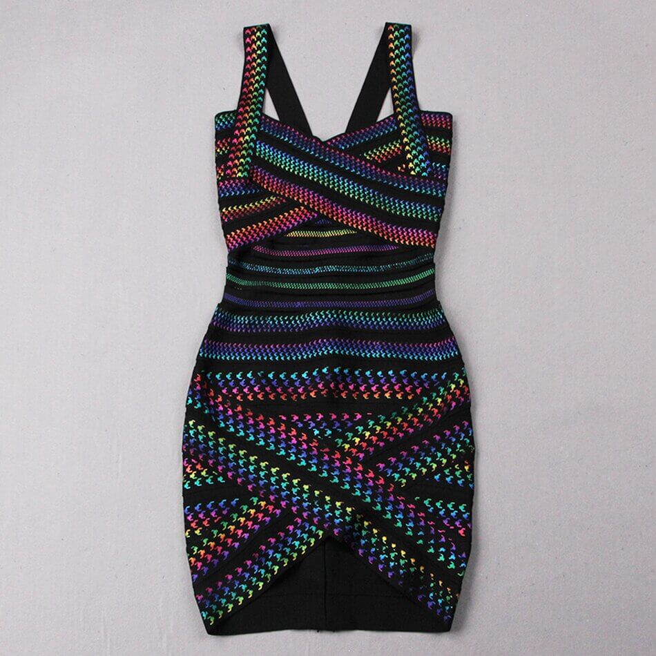 Women's Multi Colour Party Dress