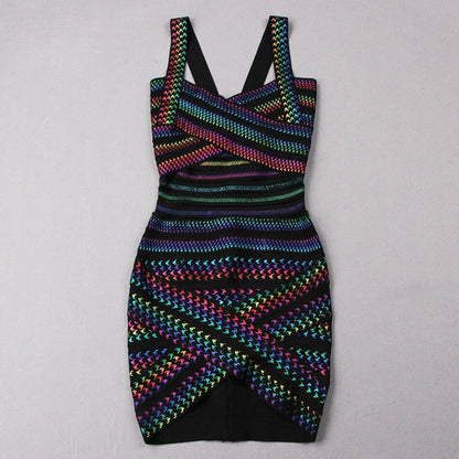 Women's Multi Colour Party Dress