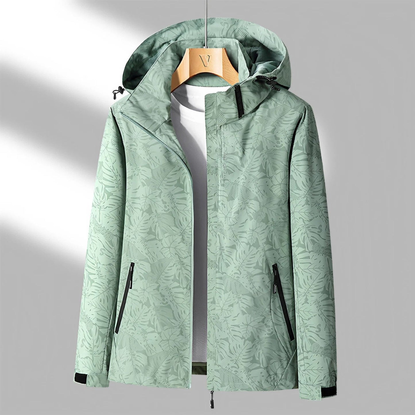 Women's Outdoor Jacket Lightweight with Adjustable Hood