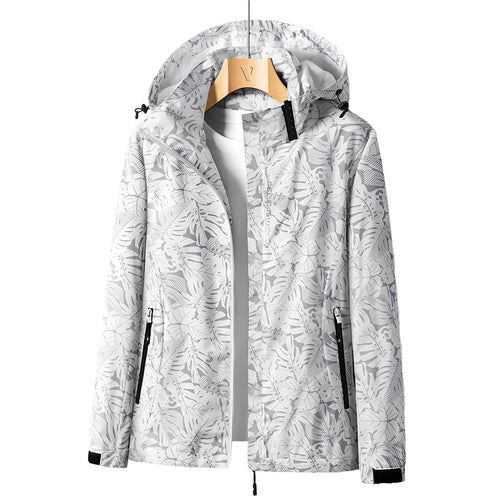 Women's Outdoor Jacket Lightweight with Adjustable Hood