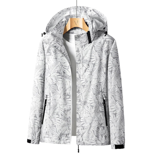 Women's Outdoor Jacket Lightweight with Adjustable Hood