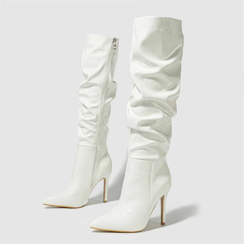 Women's Over The Knee Boots Leather Style