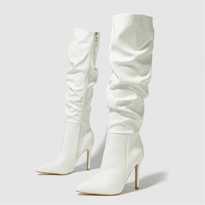 Women's Over The Knee Boots Leather Style