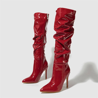 Women's Over The Knee Boots Leather Style