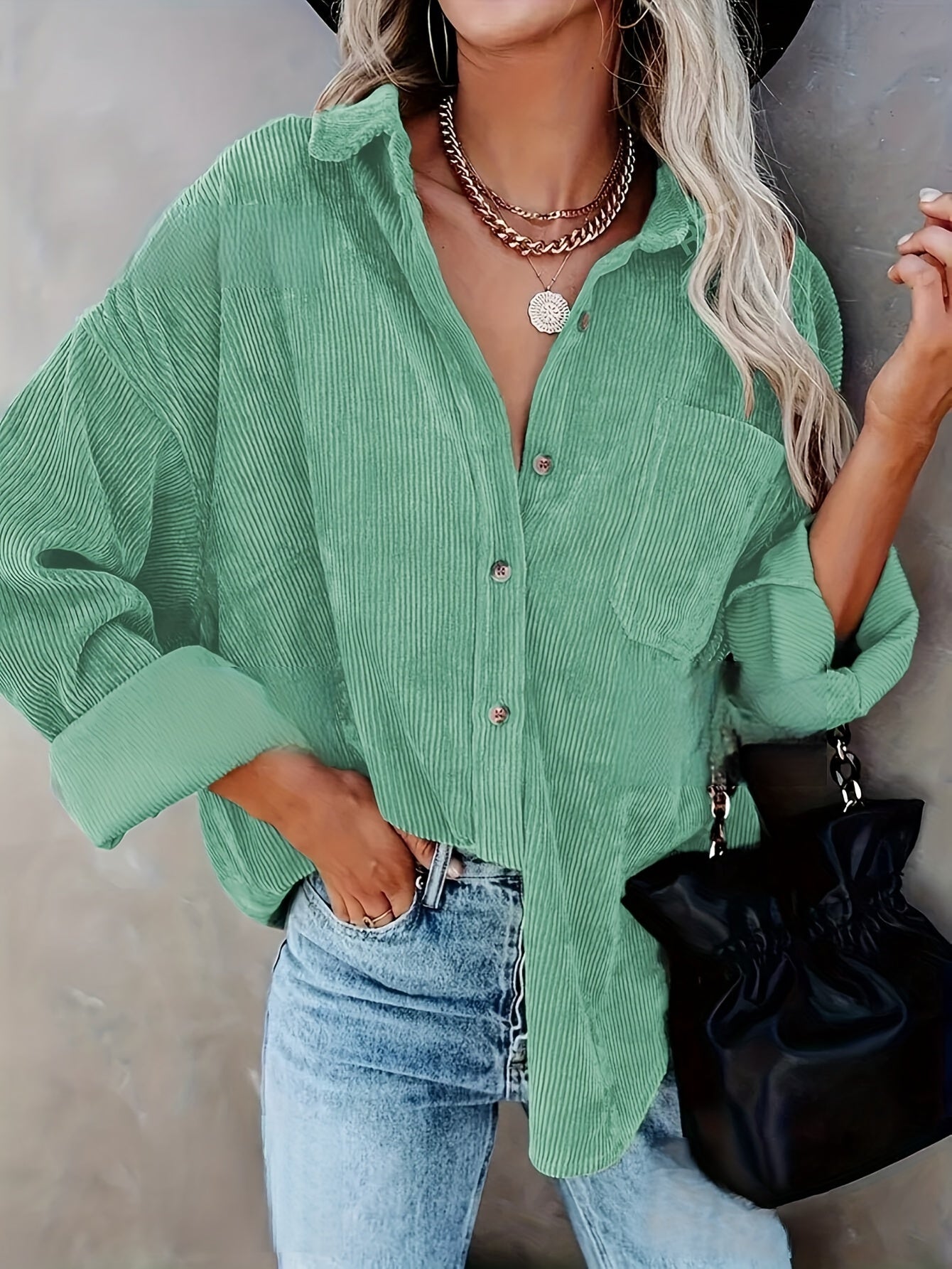 Women's Oversized Shirt Comfortable Cotton