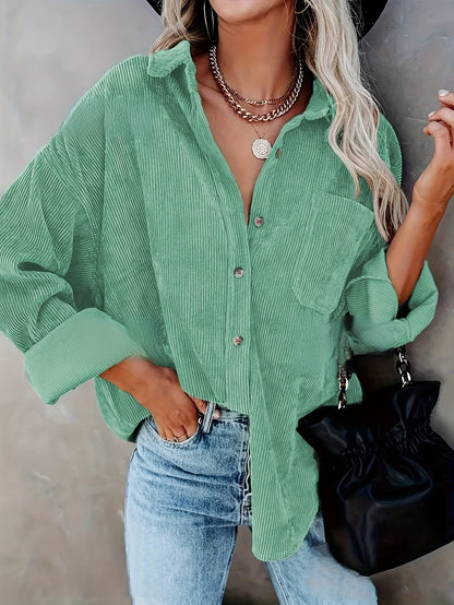 Women's Oversized Shirt Comfortable Cotton