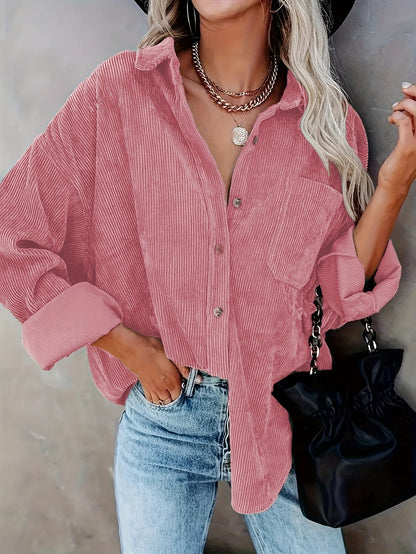 Women's Oversized Shirt Comfortable Cotton