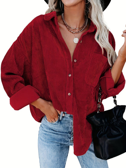 Women's Oversized Shirt Comfortable Cotton