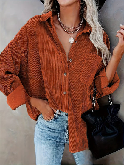 Women's Oversized Shirt Comfortable Cotton