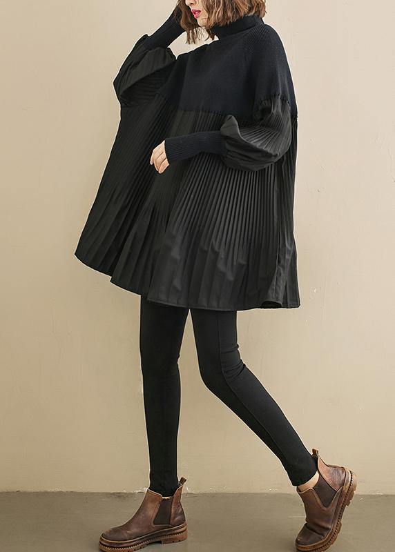Women's Oversized Shirt with High Neck