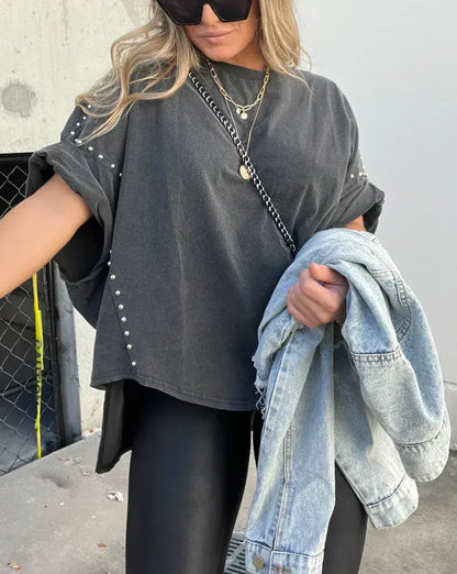 Women's Oversized T Shirt Casual Comfort Cotton