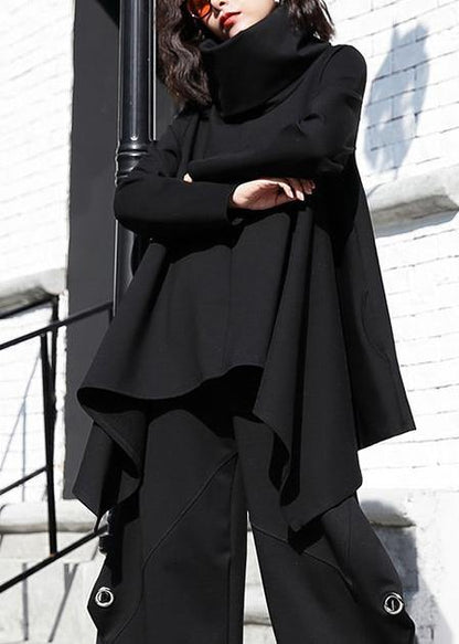 Women's Oversized Top with Asymmetric Zoom