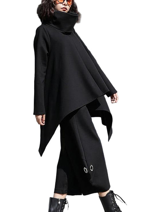 Women's Oversized Top with Asymmetric Zoom