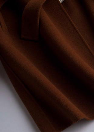 Women's Oversized Trench Coat with Bow Belt