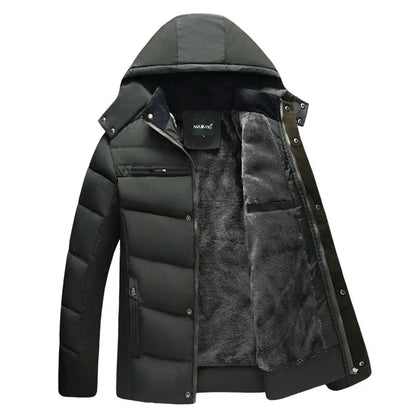 Women's Parka Winter Jacket With Adjustable Hood