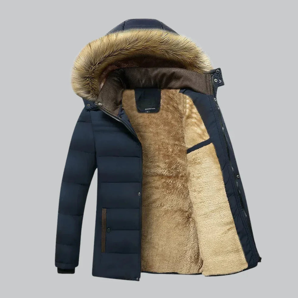 Women's Parka Winter Jacket With Fleece Lining and Waterproof Outer Layer