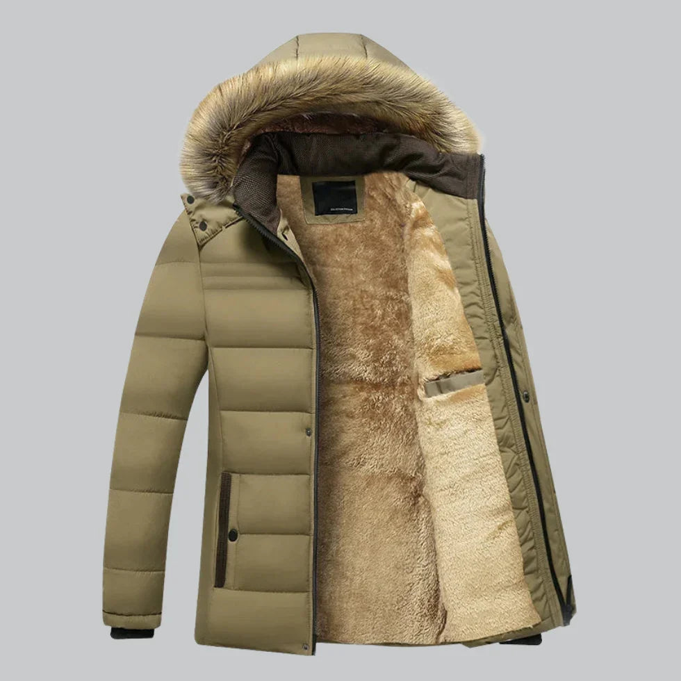 Women's Parka Winter Jacket With Fleece Lining and Waterproof Outer Layer