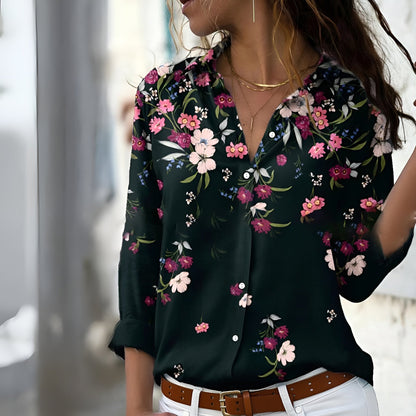 Women's Patterned Blouse Casual Style