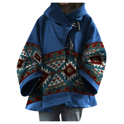 Women's Patterned Jacket Luxe Warm