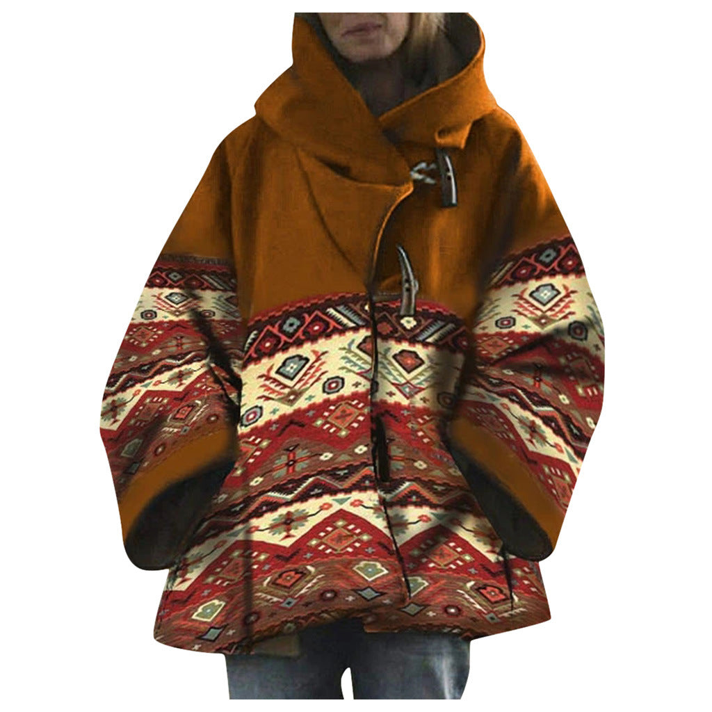 Women's Patterned Jacket Luxe Warm