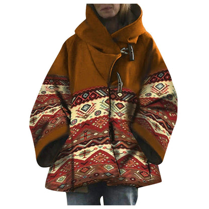 Women's Patterned Jacket Luxe Warm