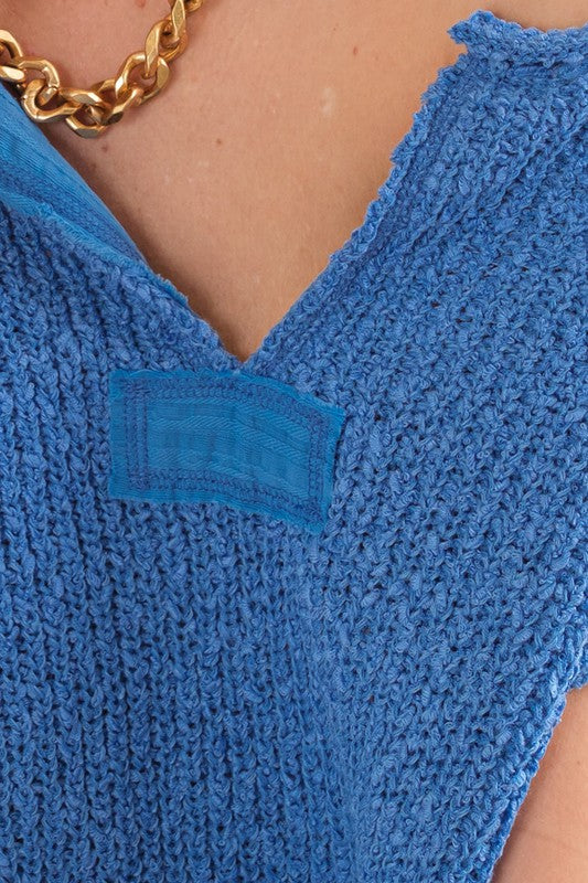 Women's Patterned Sleeveless Sweater